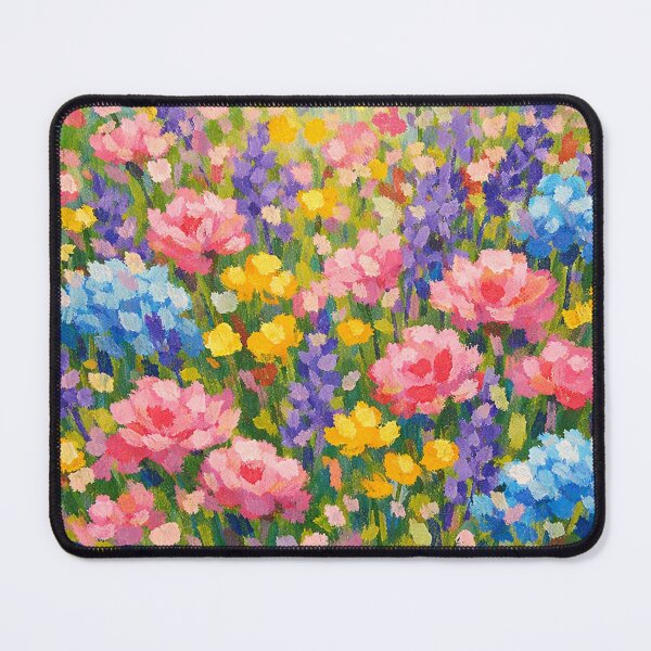 Item preview, Vibrant Wildflower Meadow Oil Painting designed and sold by Owcomm.