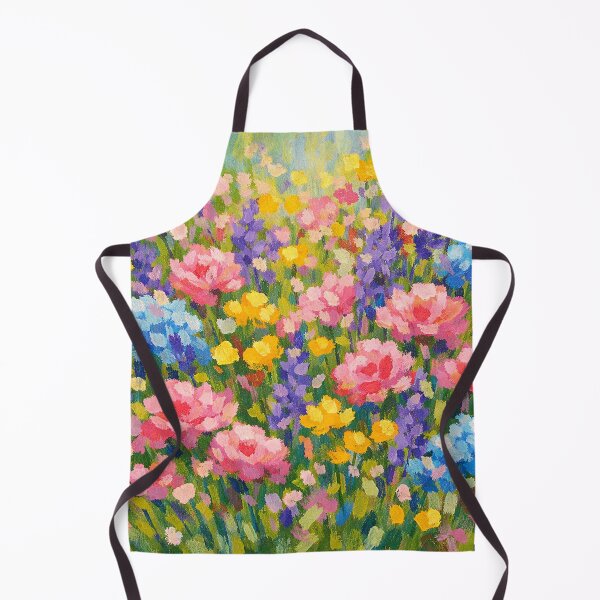 Item preview, Vibrant Wildflower Meadow Oil Painting designed and sold by Owcomm.