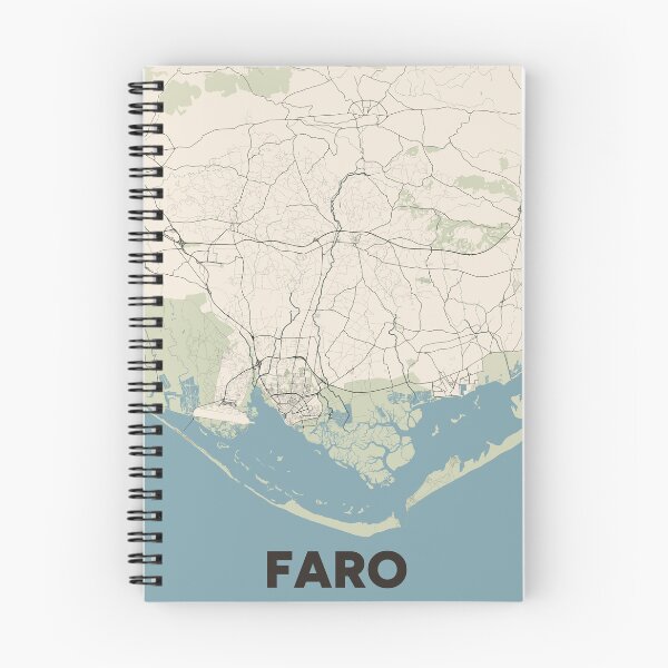 Item preview, Faro Map designed and sold by MapsNerd.