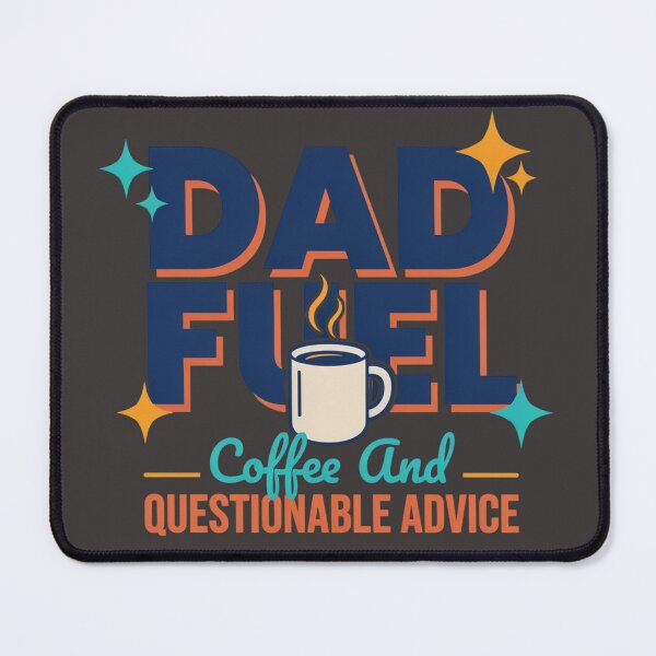 Item preview, Dad Fuel Coffee And Questionable Advice Funny Dad Gift designed and sold by GiftLore Studio.