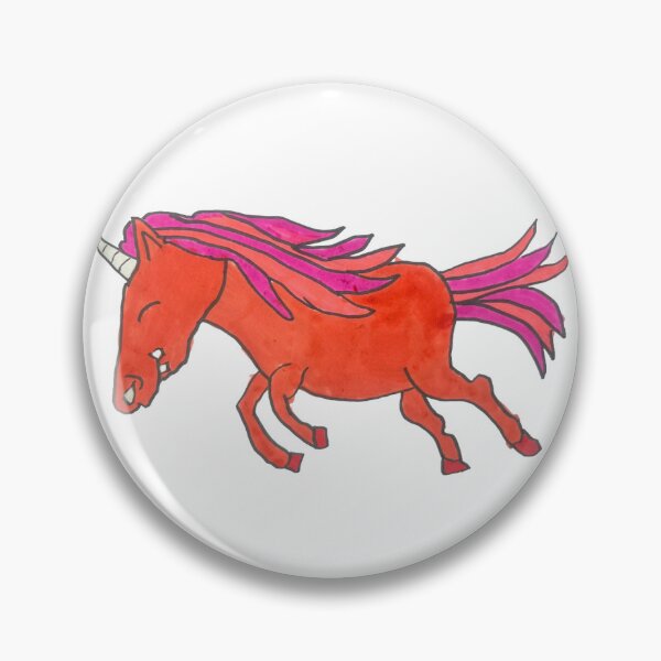 Item preview, A red unicorn designed and sold by Decemberdragon.