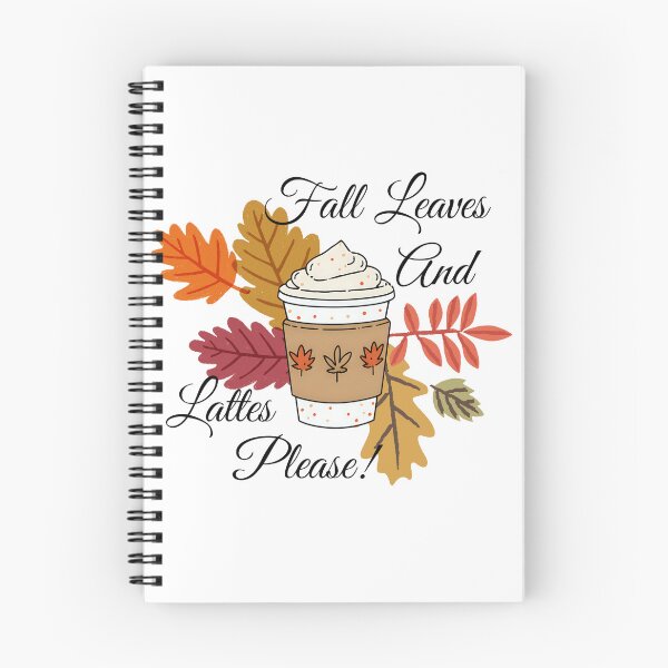 Item preview, Fall Leaves and Lattes Please- Autumn Coffee Design designed and sold by RnIDesignd.