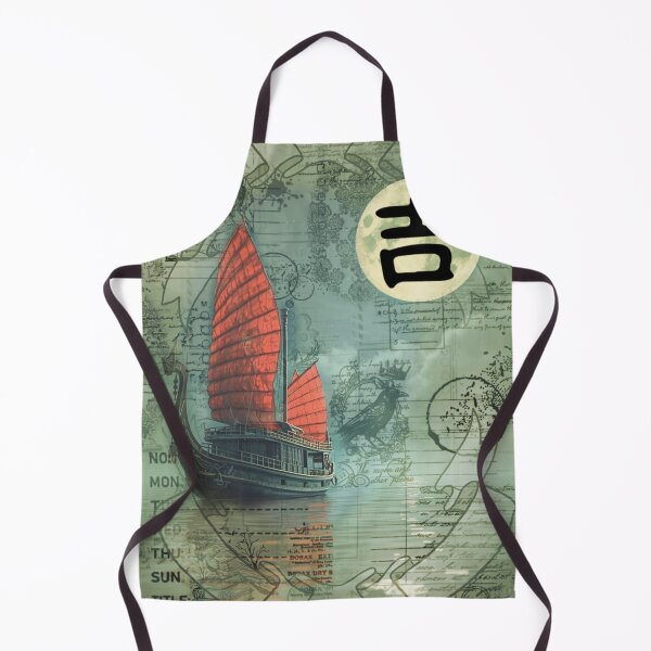 Item preview, Junk Boats - Mixed Media - Volume 05, No. 04, Chinese character, Lucky designed and sold by Legacy Star Designs.