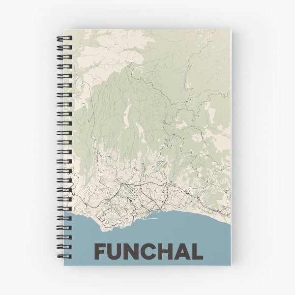 Item preview, Funchal Map designed and sold by MapsNerd.
