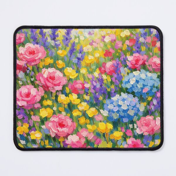 Item preview, Vibrant Wildflower Meadow Oil Painting Style designed and sold by Owcomm.