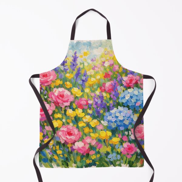 Item preview, Vibrant Wildflower Meadow Oil Painting Style designed and sold by Owcomm.