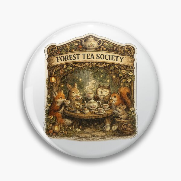 Item preview, Forest Tea Society | Cozy Woodland Tea Party | Cottagecore Animal Gathering. designed and sold by MrDev.