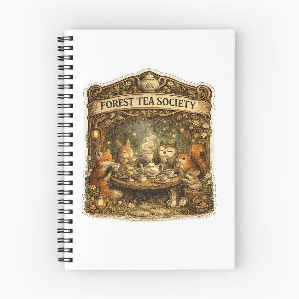 Item preview, Forest Tea Society | Cozy Woodland Tea Party | Cottagecore Animal Gathering. designed and sold by MrDev.
