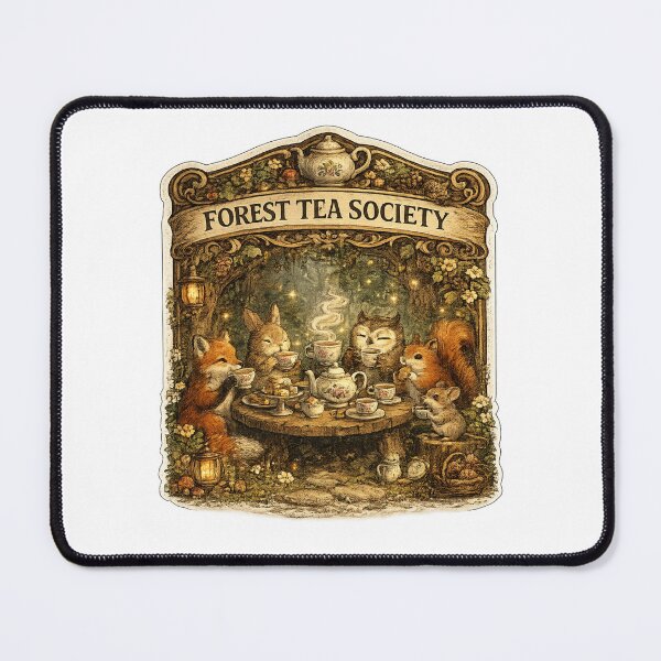 Item preview, Forest Tea Society | Cozy Woodland Tea Party | Cottagecore Animal Gathering. designed and sold by MrDev.