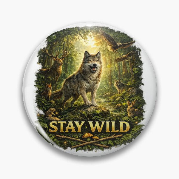 Artikelvorschau, Stay Wild entworfen und verkauft von PeterPunkt.