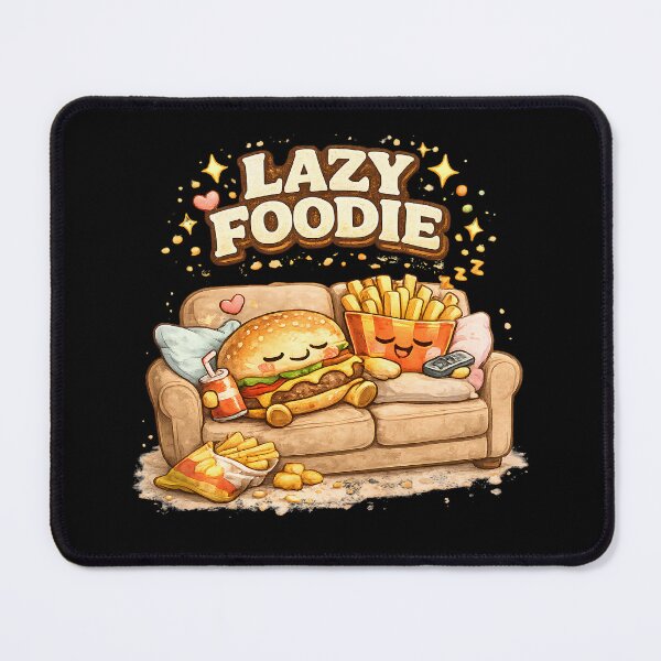 Item preview, Lazy Foodie Funny Food Lover Lifestyle Design designed and sold by ILYASSE1.