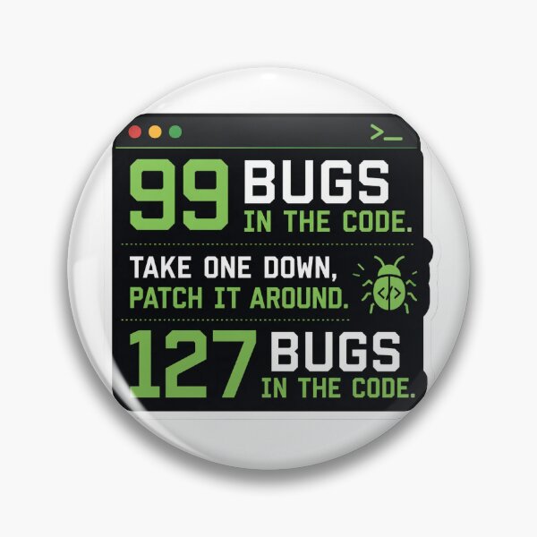 Item preview, 99 Bugs Left In The Code Funny Programmer Humor designed and sold by DebugLab.