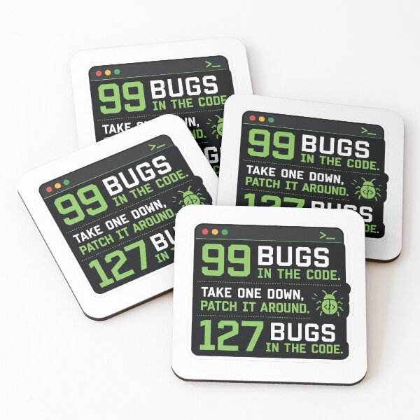 Item preview, 99 Bugs Left In The Code Funny Programmer Humor designed and sold by DebugLab.