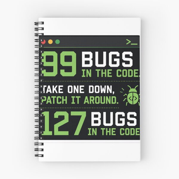 Item preview, 99 Bugs Left In The Code Funny Programmer Humor designed and sold by DebugLab.