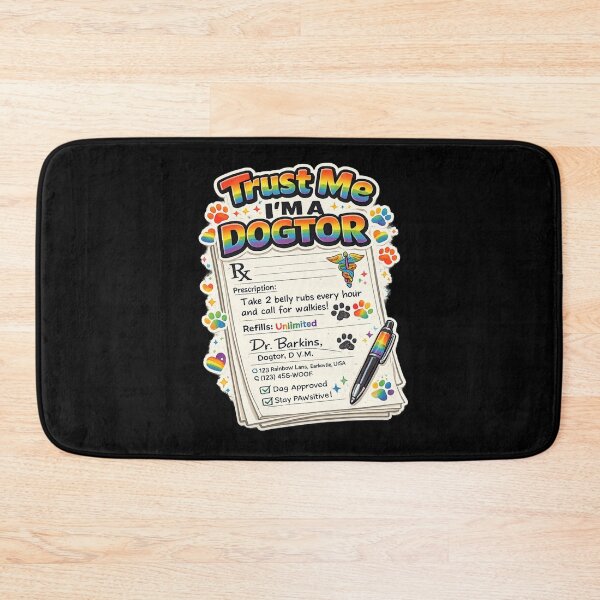 Item preview, Trust Me I'm A Dogtor Funny Dog Prescription Pride Month Veterinary Humor Gift For Dog Owners And LGBTQ Allies designed and sold by Im-Ara.