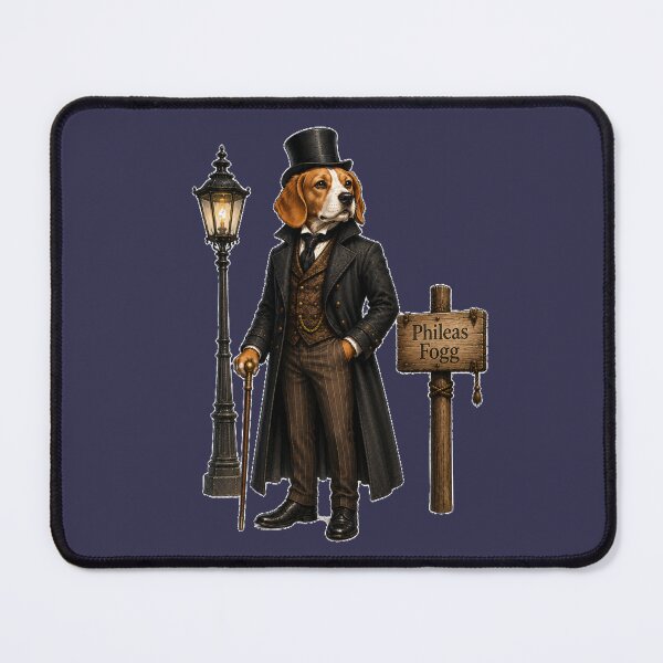 Item preview, Phileas Fogg Beagle Literary Adventure designed and sold by Caradestrella.