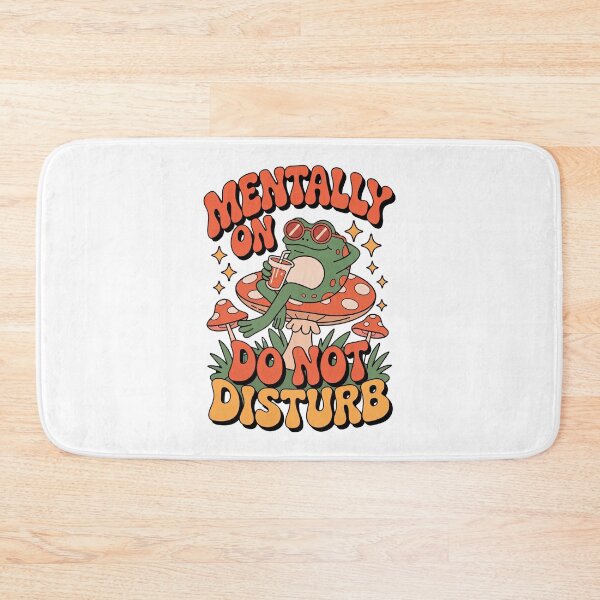 Item preview, Mentally On Do Not Disturb Chill Frog - Retro Groovy Funny Design designed and sold by InfiniteOrbit.