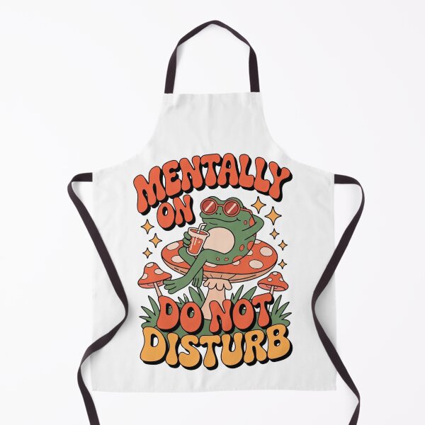 Item preview, Mentally On Do Not Disturb Chill Frog - Retro Groovy Funny Design designed and sold by InfiniteOrbit.