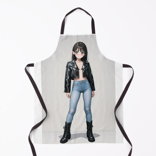 Item preview, Fashion - Man in Black Leather Jacket Slim Jeans Streetwear Anime Variant 9 designed and sold by AnimeShin.