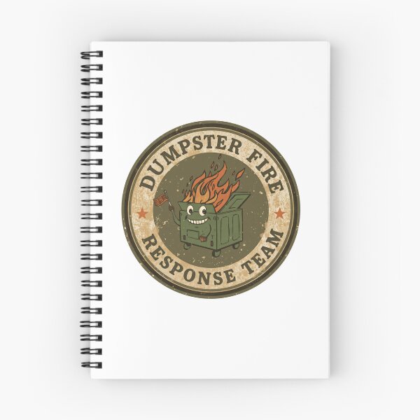 Item preview, Dumpster Fire Response Team Funny Chaotic Situation Sarcastic Humor designed and sold by JonesFlora2025.