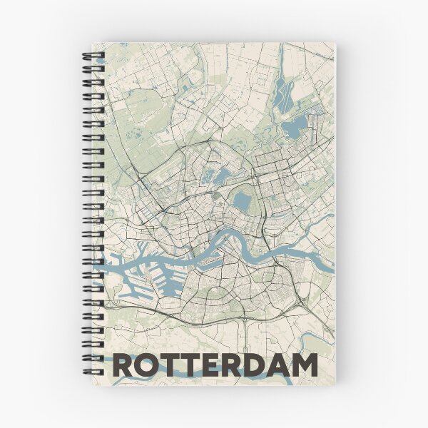 Item preview, Rotterdam Map designed and sold by MapsNerd.
