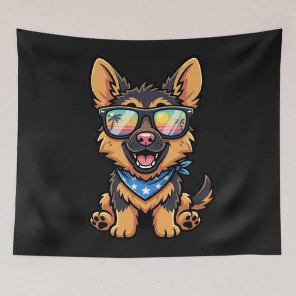 Item preview, Loyal Canine Shades Tropical Plant Neckwear designed and sold by Tsugraf Designs.
