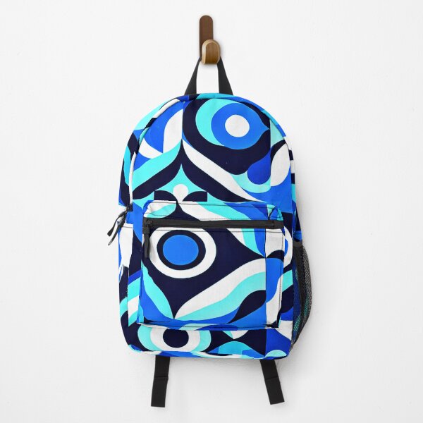 Item preview, Mid-Century Modern Blue, White And Aqua Abstract Designs designed and sold by DEC02.