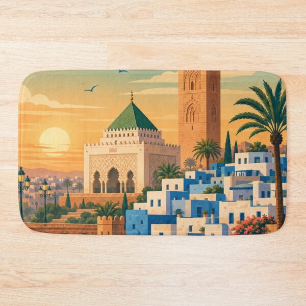 Item preview, Rabat Morocco Travel Print designed and sold by MatthewHeights.