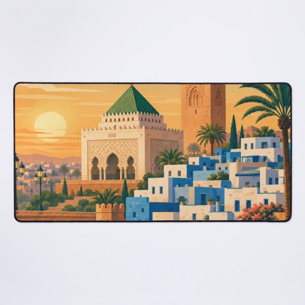 Item preview, Rabat Morocco Travel Print designed and sold by MatthewHeights.