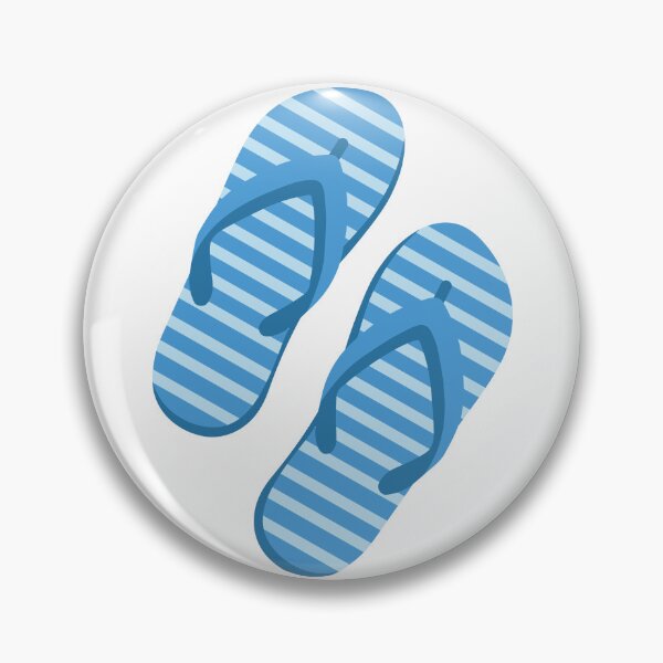 Item preview, Blue Flip Flops Summer Illustration designed and sold by BetweenForms.