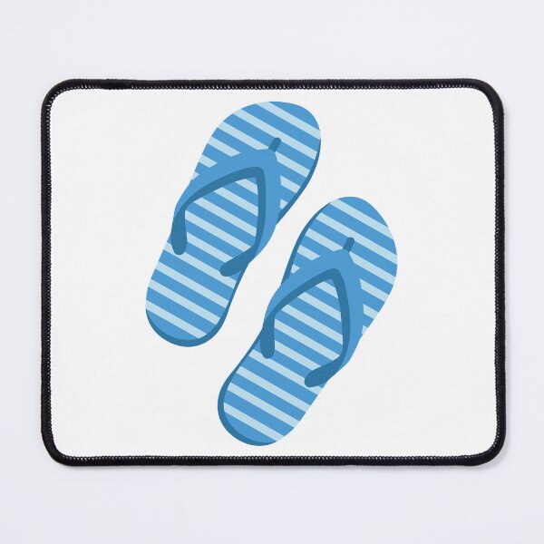 Item preview, Blue Flip Flops Summer Illustration designed and sold by BetweenForms.