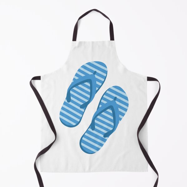 Item preview, Blue Flip Flops Summer Illustration designed and sold by BetweenForms.
