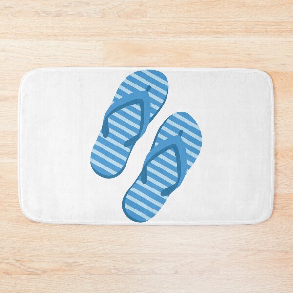 Item preview, Blue Flip Flops Summer Illustration designed and sold by BetweenForms.