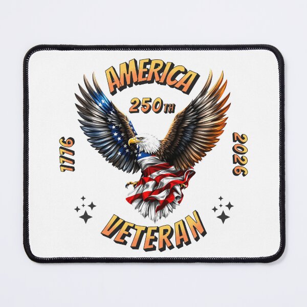 Item preview, America 250 Anniversary Emblem 1776-2026 Patriotic Military Veteran Tribute designed and sold by MarvinStudios.