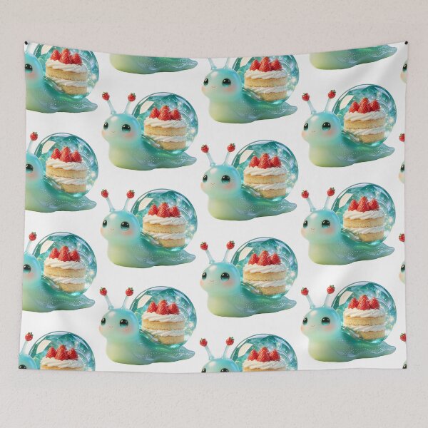 Item preview, Emerald Snail - Kawaii Strawberry Shortcake Guardian designed and sold by ABYSSLAB.