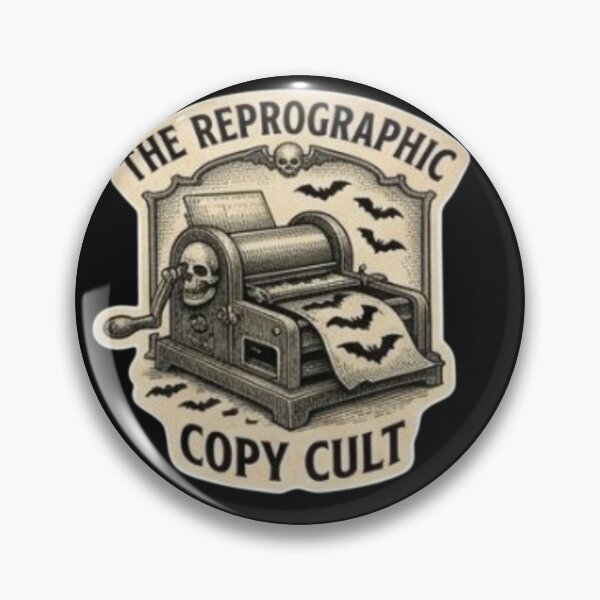 Item preview, Funny Vampire Copy Cult Reprographic Machine Gothic Sticker designed and sold by DarkOriginArts.