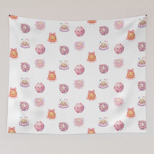 Item preview, Cute Kawaii Basketball Pastel Pink Vibes Set designed and sold by madebyjulia7.