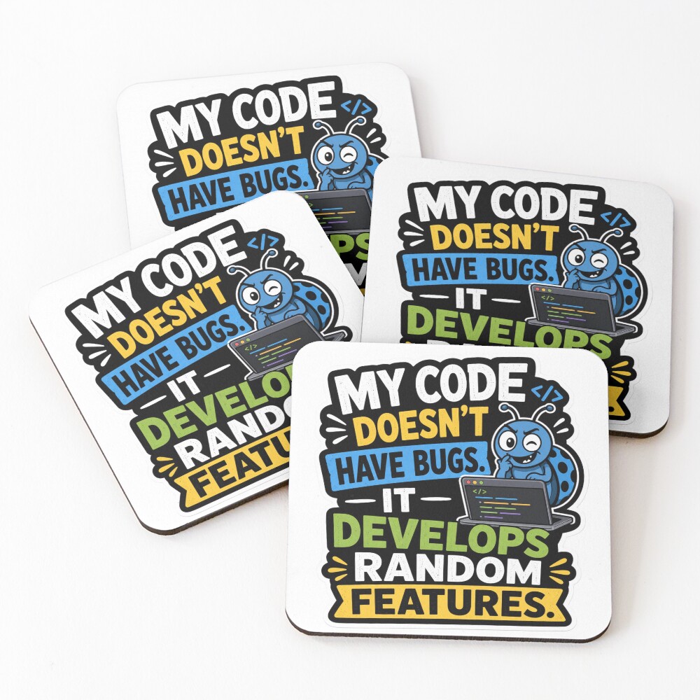 Item preview, Coasters (Set of 4) designed and sold by DebugLab.