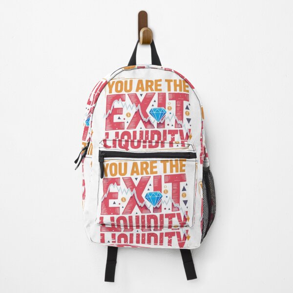 Item preview, You Are The Exit Liquidity Funny Crypto Trading Chart Design designed and sold by MerchlyMike.