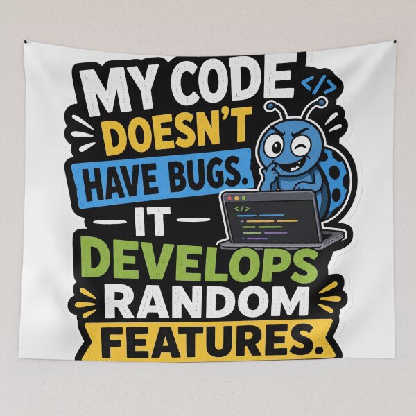 Item preview, My Code Doesnt Have Bugs It Develops Random Features designed and sold by DebugLab.