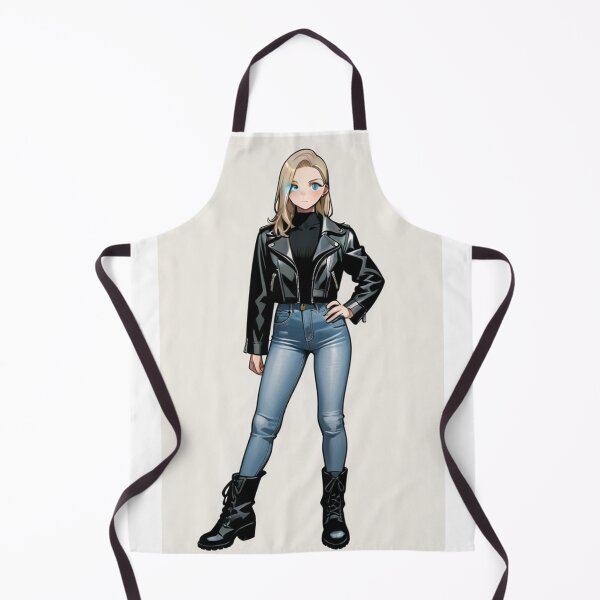 Item preview, Fashion - Man in Black Leather Jacket Slim Jeans Streetwear Anime designed and sold by AnimeShin.
