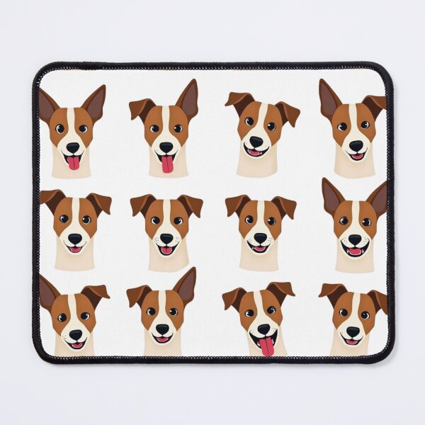 Item preview, Jack Russell Terrier collection of emotions and facial expressions designed and sold by Prints by Mat.