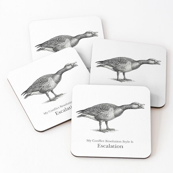 Item preview, GOOSE — My Conflict Resolution Style Is Escalation designed and sold by lazydogonline.