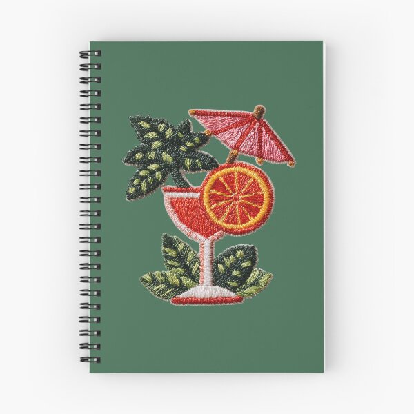 Item preview, Citrus Cocktail Embroidery Patch Art designed and sold by MegaNovaArt.