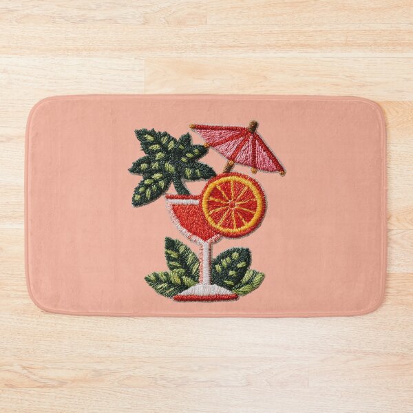 Item preview, Citrus Cocktail Embroidery Patch Art designed and sold by MegaNovaArt.