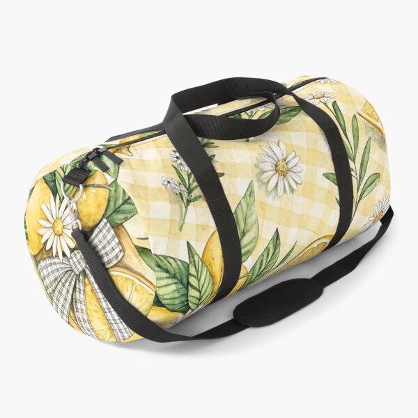 Item preview, Lemon Daisy Gingham Cottagecore Pattern designed and sold by Petal & Pattern Co.