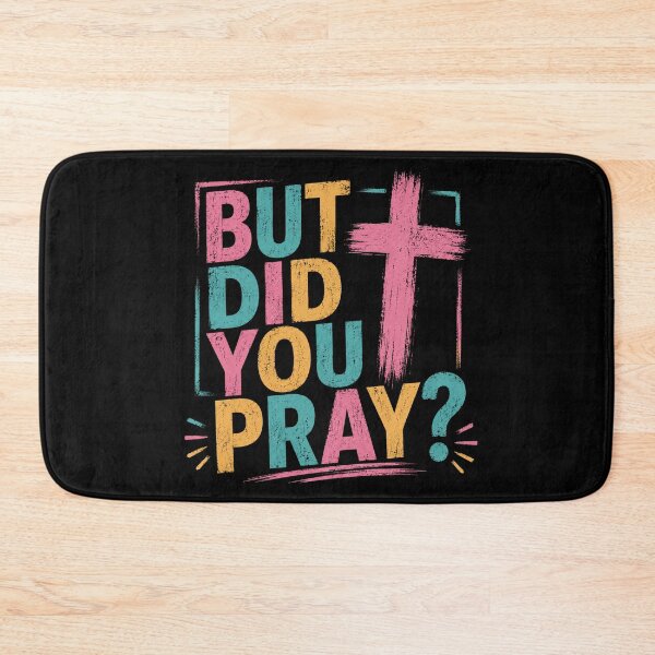 Item preview, But Did You Pray? Christian Retro Cross Faith Design designed and sold by La-Nuna.