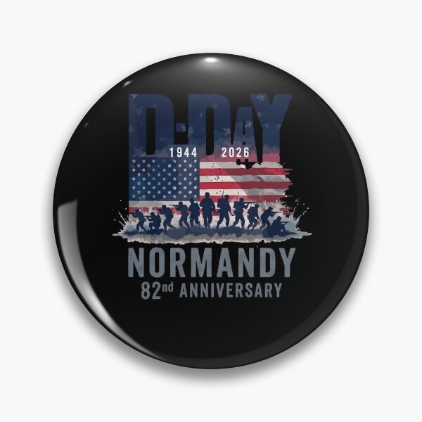 Item preview, D-Day 82nd Anniversary Operation Overlord Normandy 1944 Historical Tribute designed and sold by BOUCHERIT amine.
