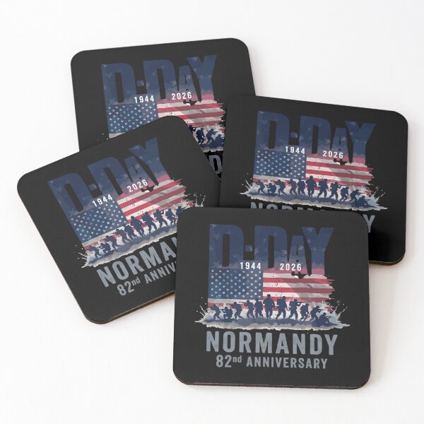 Item preview, D-Day 82nd Anniversary Operation Overlord Normandy 1944 Historical Tribute designed and sold by BOUCHERIT amine.
