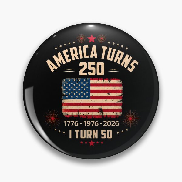 Artikelvorschau, Amerika wird 250 | Ich werde 50 | Vintage-Flagge entworfen und verkauft von LunaMagicStudio.